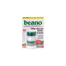 Beano Food Enzyme Dietary Supplement Tablets, 100-Count Bottles, (Pack of 2)