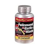 Mason Policosanol, Garlic, and Niacin Cholesterol Trio 60 Capsules