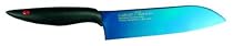 Kasumi Titanium 18cm Japanese Chef's Knife - Blue