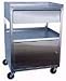 Stainless Steel Cabinet Cart with Drawer