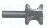 WHITESIDE MACHINE PART #1430 CARBIDE-TIP 2 FLUTE HALF ROUND (BULL NOSE) ROUTER BIT 1/8 RADIUS
