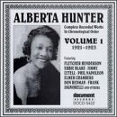 CD-Charts  Music : Alberta Hunter Vol.1: 1921-1923