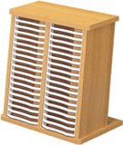 more wood 収納ケース モア CDスタンド (34枚収納) W34