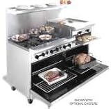 Review American Range Corp.  / Heavy Duty Gas Restaurant Range - 72in.