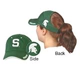 Michigan State Spartans Open Back Adjustable Womens Cap