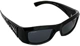 Arnette 4057 Gloss Black Sunglasses w Polarized GreyLens by