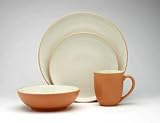 Noritake Colorwave Peach #8057 Quad Plate(s) 10.5