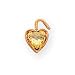14k November Birthstone Heart Charm