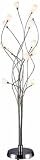 Newport Dazzling Polished Steel Floor Lamp