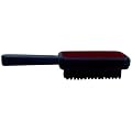 H & L Russel Ltd Triple Clothes Brush, Velour Pad For Fluff Removal, Bristled Side For General Brushing & Outer Strip For Removing Knots, Medium