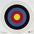 MAPLE LEAF PRESS FITA 10-RING 4-COLOR TARGET -- 60CM 25-PACK
