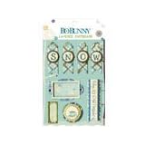 BoBunny Snow Day Layered Chipboard