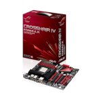 Crosshair IV Formula - AMD Socket AM3 AMD 890FX/SB850 5200 MT/s 4 x DIMM Max. 16 GB DDR3 2000/1800/1600/1333/1066 ECC/Non-ECC 3 x PCIe 2.0 x16 1 x PCIe 2.0 x4 2 x PCI 2.2 6 xSATA 6.0 Gb/s 1 xSATA 3Gb/s Gigabit LAN ATX (90-MIBCN0-G0EAY00Z)