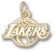 Los Angeles Lakers Logo 3/8" Charm/Pendant -14K/10K, Stainless Steel or Gold Plated