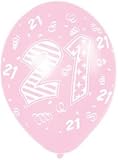 from Monster Parties Balloons Age 21 Pink