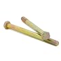 Grade 9 Yellow Chromate Alloy Steel Hex Bolt, 1/4"-20, 3/4" Length (Pack of 1)