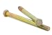 Grade 8 Yellow Chromate Alloy Steel Hex Bolt 1/4-28 Gold
