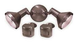 LumaPro 2LBL9 Motion Light, 180Deg.Viewing Angle, Bronze