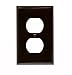 Classic Accents Oil Rubbed Bronze Single Gang Duplex(outlet) Wall Plate