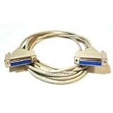 Brand New Null Modem DB25 F/F cable Molded - 10ft