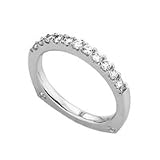 14kt. White Gold, 1/2 ct. tw. Diamond Wedding Band