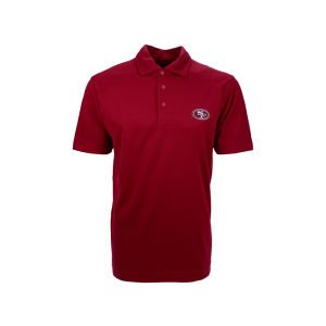 NFL San Francisco 49Ers Men's Drytec Genre Polo Knit Short Sleeve Top, Cardinal Red, XX-Large