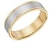 18kt Yellow Gold and Platinum Wedding Band
