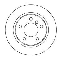 BREMSSCHEIBE BMW 3 (E36) 328 i 01/1995 bis 02/1998, 