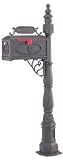 New Orleans Rural Postmount Mailbox - Desert Bronze