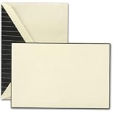 Pinstripes Hand-Bordered Correspondence Cards
