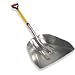 Kitchen & Housewares : Heavy Duty Giant Aluminum Scoop Shovel - Fiberglass Handle - GREAT Snow Mover!