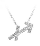 Sagittarius Horoscope Zodiac CZ Necklace Emitations