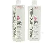 Paul Mitchell Super Strong Daily Shampoo and Conditioner Liter Duo Set (33.8 Oz Each Bottle)