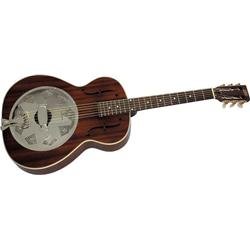 Rogue Triolian Biscuit Cone Resonator Guitar, Natural