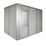 Modular Inplant Office,3wall,16x16,steel - PORTA-KING