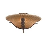 Vienna Semi Flush Mount in Weathered Bronze Size: 12