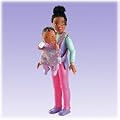 Loving Family African American Mom and Baby