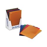 Oxford 99810 Fashion Polyport Twin-Pocket Portfolio, 5 Assorted Colors, 25 Per Box