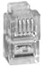 MULTICOMP MTP-66U CAT5 RJ12 MODULAR PLUG, 6POS, 1 PORT (10 pieces)
