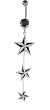 BLACK NAUTICAL STAR DROP BELLY RING