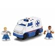 Geotrax Lights & Sounds Vehiccle Ambulance The Most Helpful Team