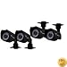Night Owl Security CAM-4PK-S420 4-Pack CCD Cameras with 45 Feet Night Vision