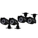 Night Owl Security CAM-4PK-S420 4-Pack CCD Cameras with 45 Feet Night Vision