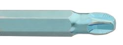 (50022) Phillips II PLus Comb. Phillips Square Bit PSD2-2 2 inch 2pk