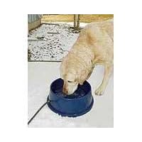 K&H 96-Ounce Thermal-Bowl Outdoor Pet Feeder, Blue