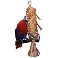 Planet Pleasures Spiked Pinata Xlarge 22in Natural Bird Toy
