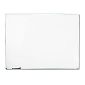 Universal 43624 - Dry-Erase Board, Melamine, 48 x 36, White, Satin-Finished Aluminum Frame