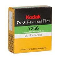Kodak TXR-464 Tri-X Reversal Black & White, Silent Super 8 Movie Film, 50 Foot Cartridge, Film #7266, ISO 200 / 160, #502-9046, *USA*