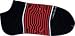 Alien Workshop Soldier Stripe Socks [Black] No Show 1 Pair