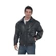 Napoline Mens Leather Bomber Jacket 3X (50-52)